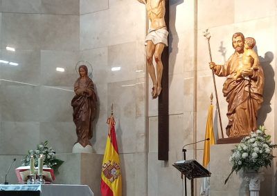 Primera reunión de la Cáritas Parroquial Castrense » Santa María de la Dehesa» después de la pandemia