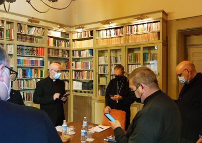 Monseñor Juan Antonio Aznárez preside el primer Consejo Episcopal del Arzobispado Castrense