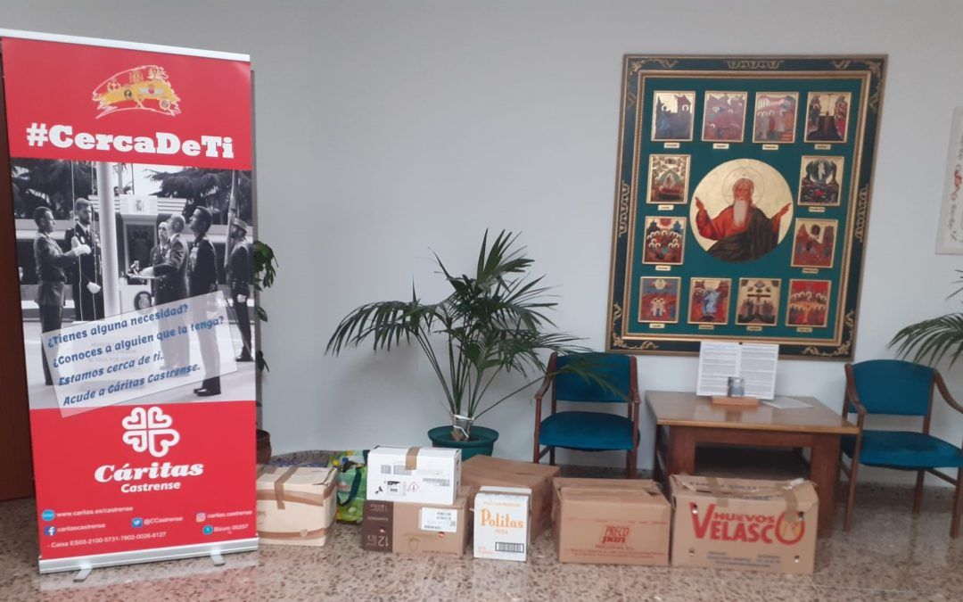 CPC Santa María de la Dehesa: recogida y distribución de alimentos en octubre