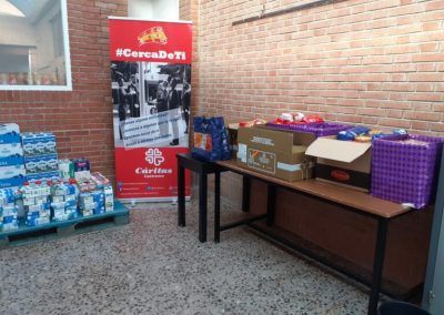Recogida mensual de alimentos, mes de marzo