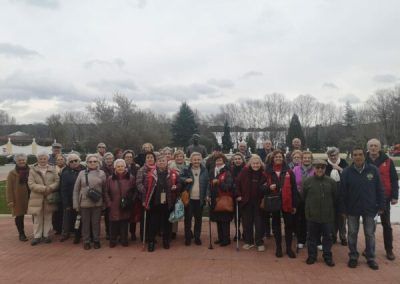 Visita Guardia Real en El Pardo con el grupo de mayores
