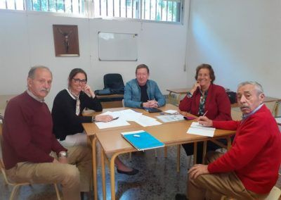 Reunión de trabajo del programa de asistencia a personas necesitadas