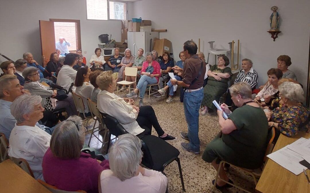 CPC Santa María de la Dehesa: primera jornada del proyecto de apoyo a mayores