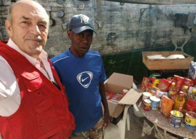 Entrega de alimentos en septiembre