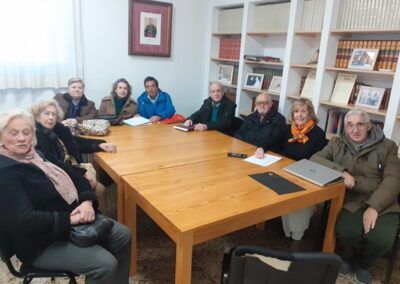 Reunión mensual de los voluntarios de Cáritas