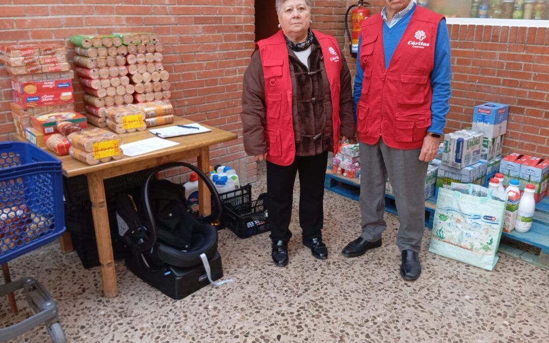 Recogida mensual de alimentos mes de febrero