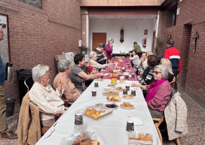 Un café como fín de Talleres antes de Semana Santa